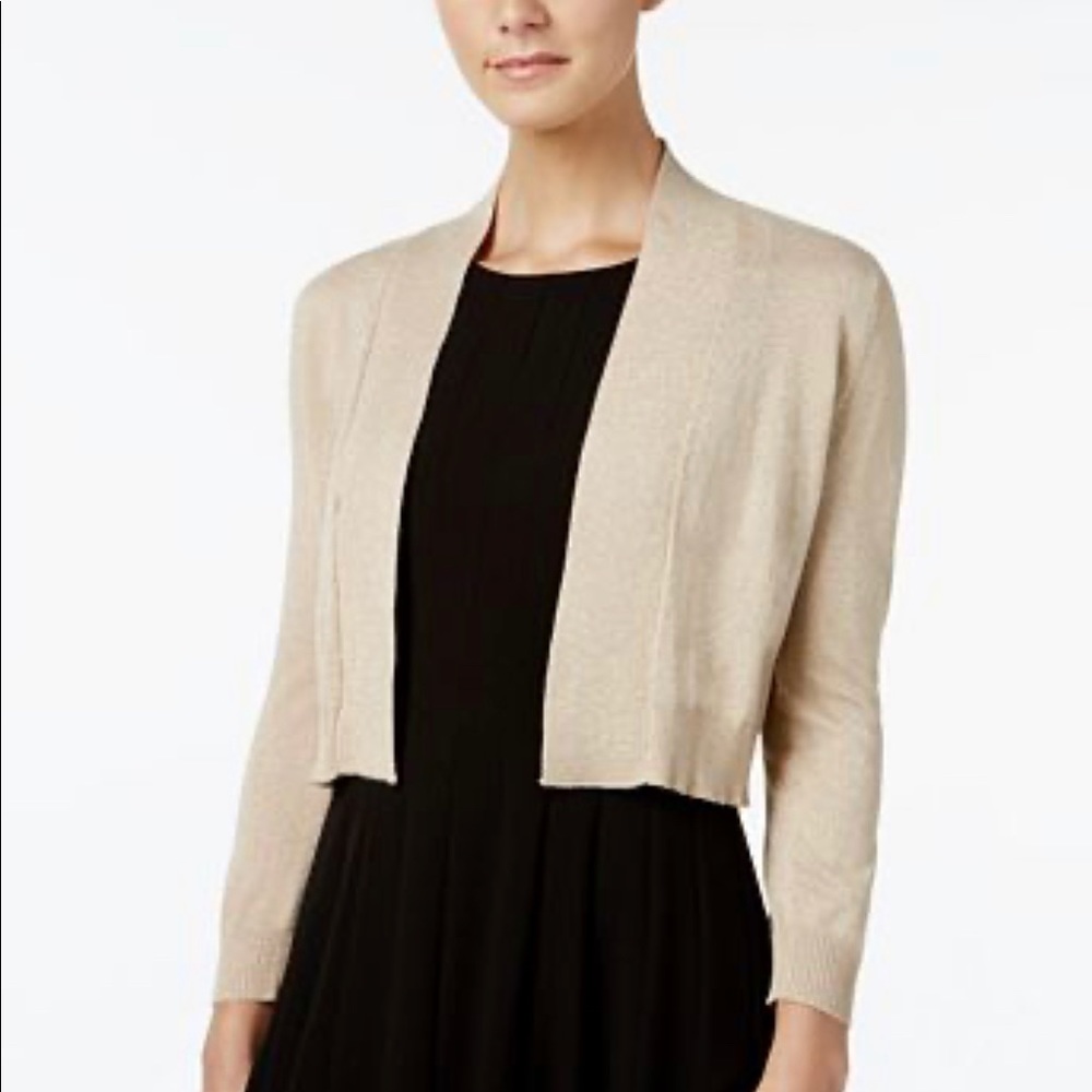 Calvin Klein Glitter Shrug Cardigan